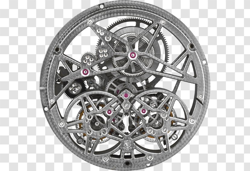 Roger Dubuis Skeleton Watch Tourbillon Clock - Bovet Fleurier Transparent PNG