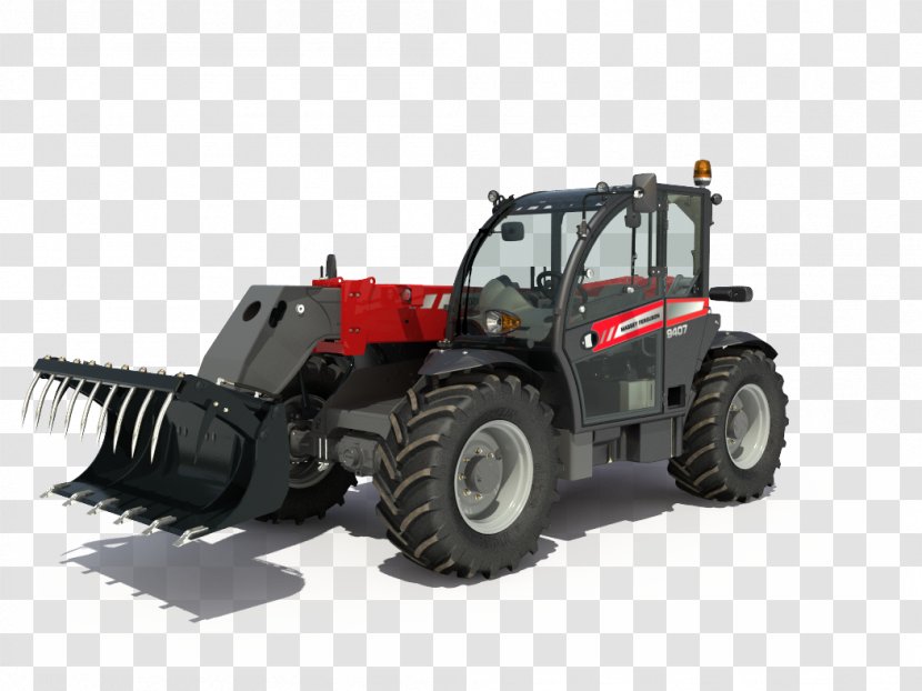 Massey Ferguson Agriculture Telescopic Handler Agricultural Machinery Tractor - Automotive Wheel System Transparent PNG