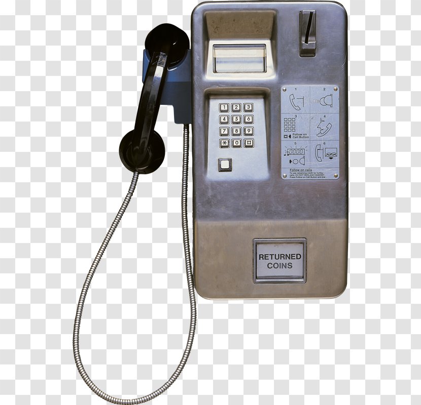 Payphone Telephone Booth Mobile Phones Telephony - Eo Transparent PNG