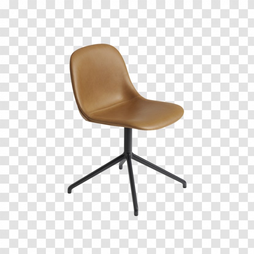 Muuto Swivel Chair Fiber - Armrest Transparent PNG