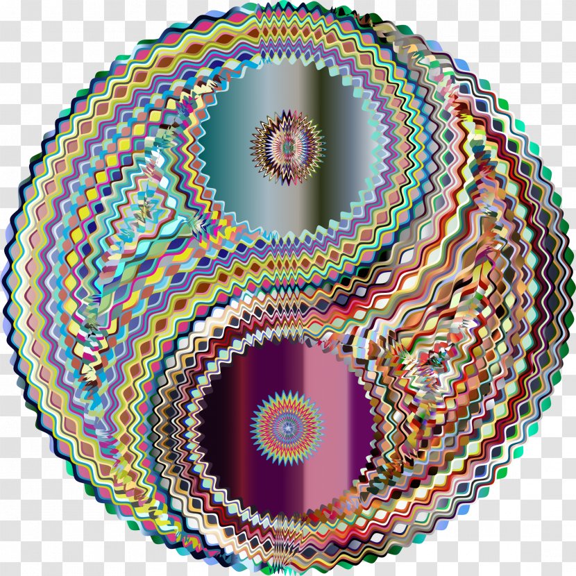Yin And Yang Psychedelia Drawing Psychedelic Art - Sphere - Disco Ball Transparent PNG