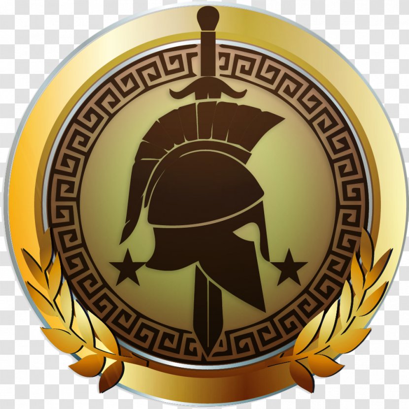 Helmet Emblem Logo Badge Symbol Transparent PNG