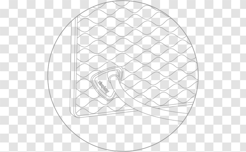 White Drawing Circle - Line Art Transparent PNG