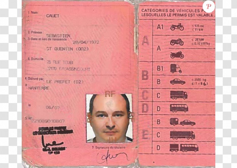 Identity Document Driver's License Car Driving Road Traffic Safety - Media Transparent PNG