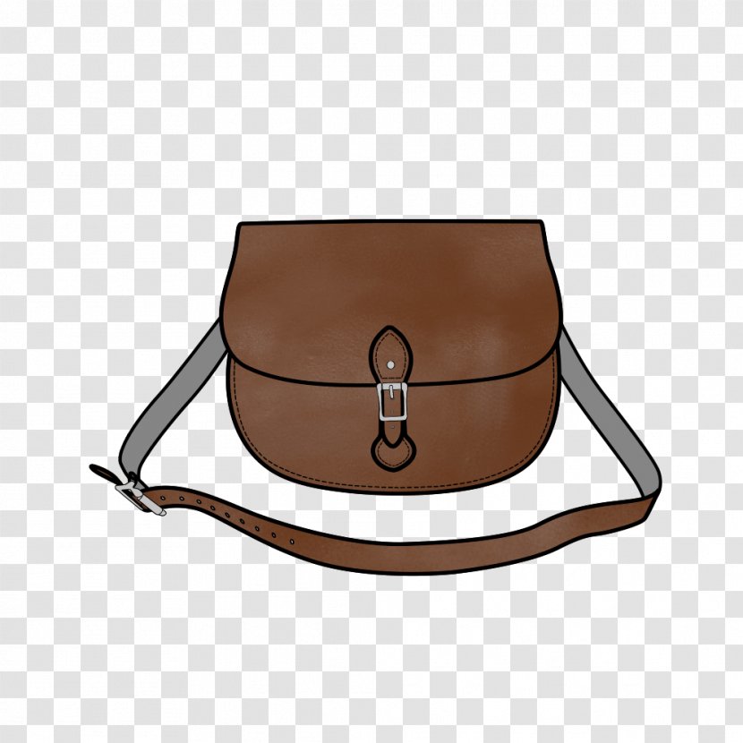 Handbag Leather Messenger Bags - Brown - Design Transparent PNG