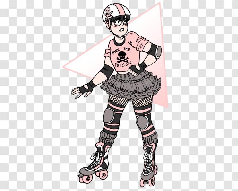 Roller Skates Shoe Uniform Headgear - Baseball Equipment - Derby Transparent PNG
