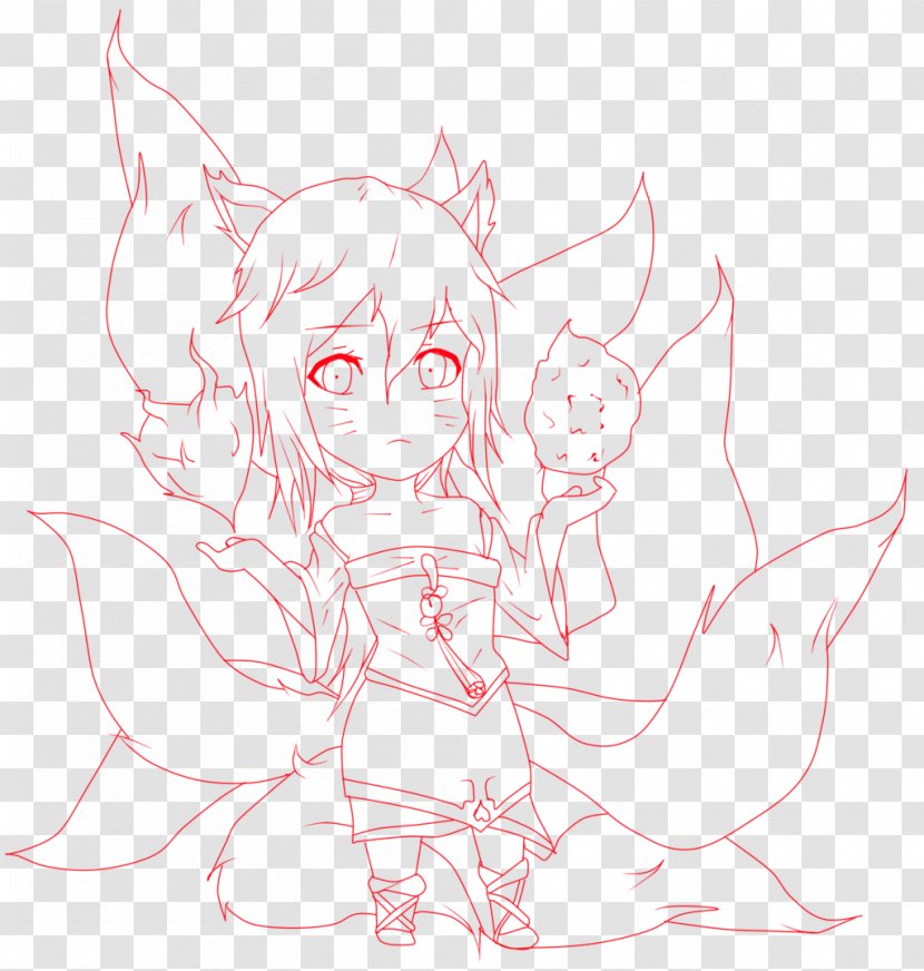 Visual Arts Drawing Sketch - Frame - Ahri Lol Transparent PNG