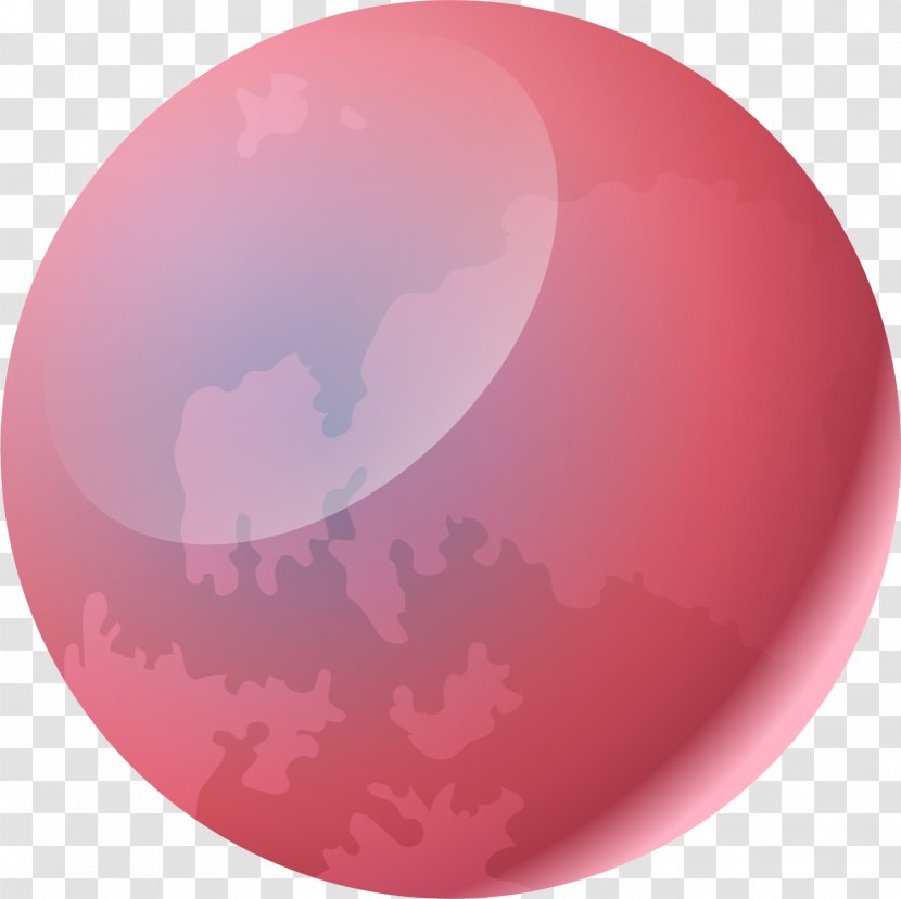 Clip Art - Magenta - Red Planet Decorative Patterns Transparent PNG