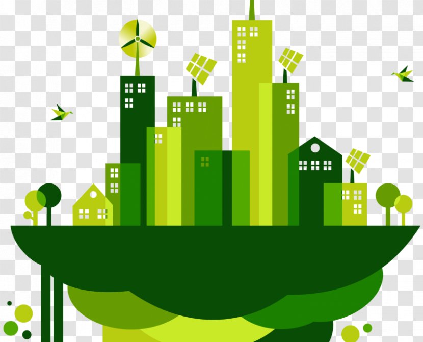 Business Background - Economy - City Green Transparent PNG