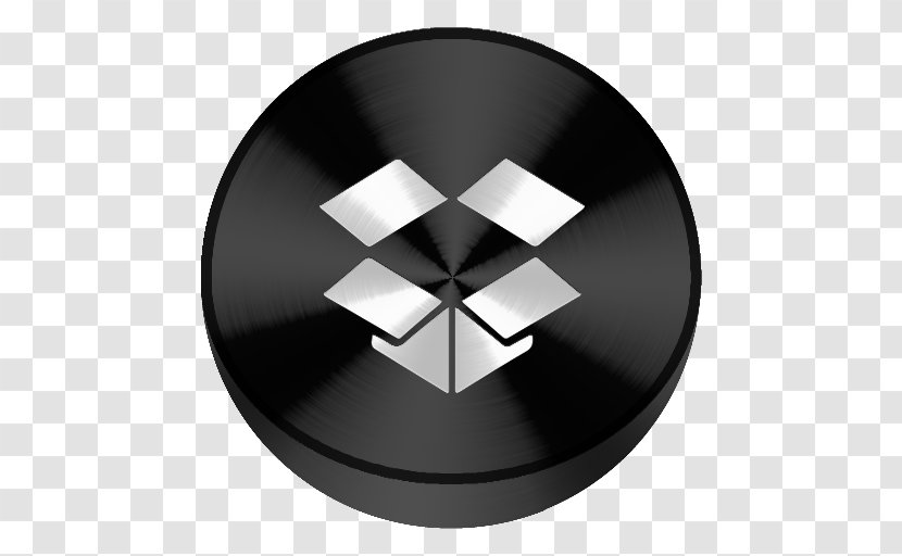 Dropbox Download - Black And White - Universal Windows Platform Transparent PNG