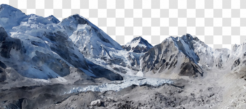 Mount Scenery Massif Terrain Mountain Range Glacier Transparent PNG