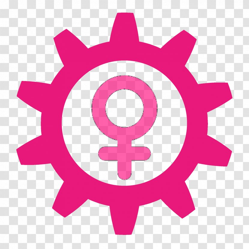 Gear Clip Art - Symbol - Pink Ink Transparent PNG