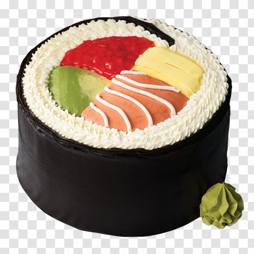 Chocolate Cake Sushi Fruitcake Torte - Pasteles - Poster Transparent PNG
