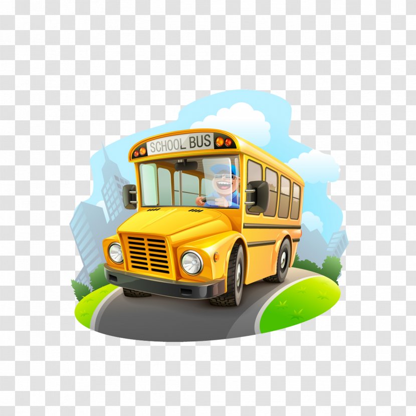 School Bus Clip Art - Royaltyfree - Yellow Transparent PNG