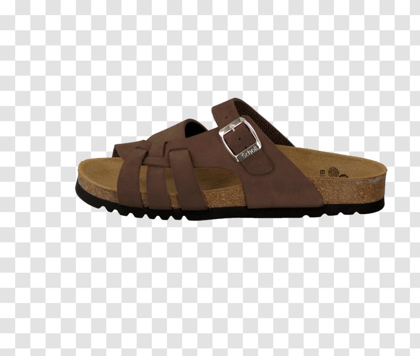 Slipper Sandal Shoe Leather Adidas - Brown Transparent PNG