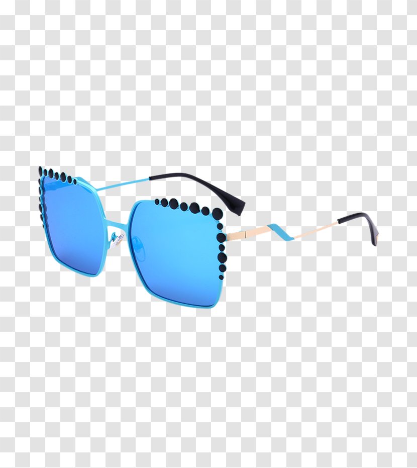 Sunglasses Goggles Fashion Sunglass Hut - Blue Transparent PNG