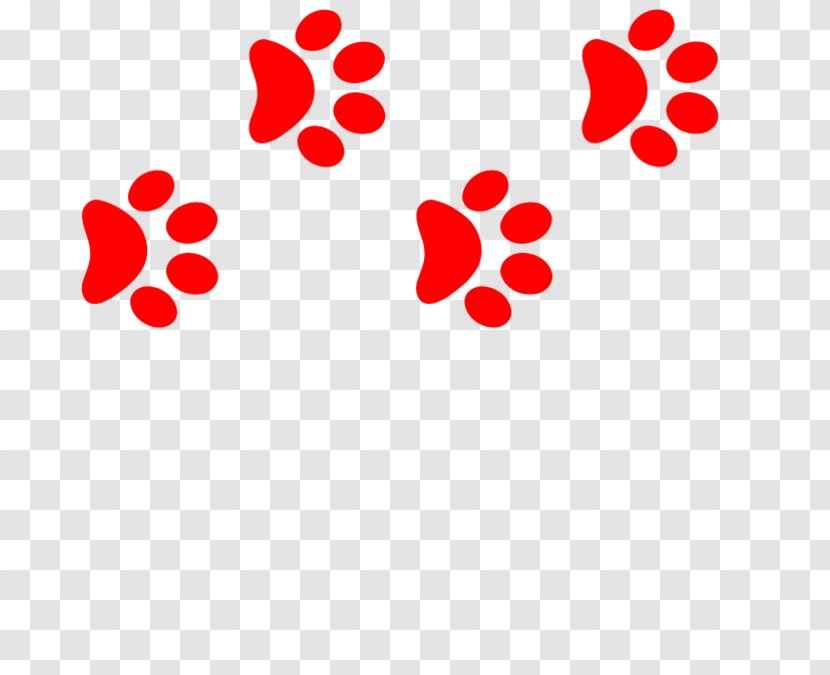 Bulldog Paw Clip Art Cat Bear - Heart Transparent PNG