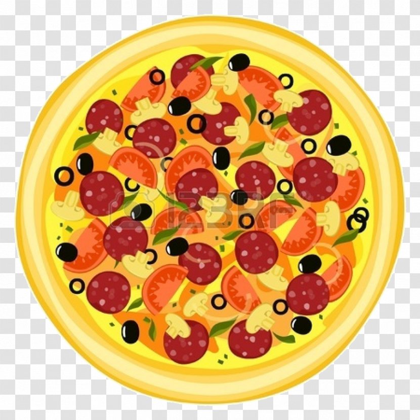 Food Dish Pepperoni Cuisine Ingredient - Plate Italian Transparent PNG