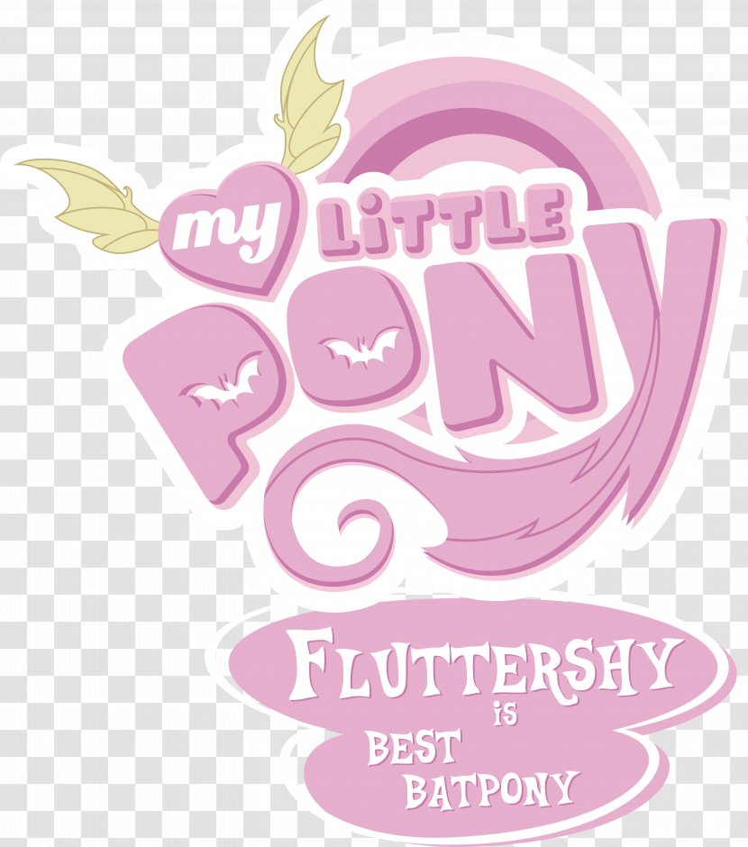 Fluttershy Derpy Hooves Pony Clip Art Logo - Cute Bat Wallpaper Transparent PNG