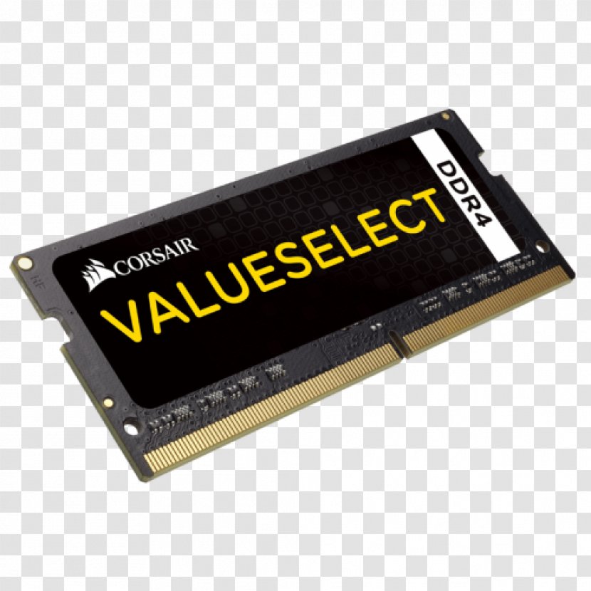 Flash Memory DDR4 SDRAM SO-DIMM Computer Data Storage - Electronics Accessory - Ddr4 Transparent PNG
