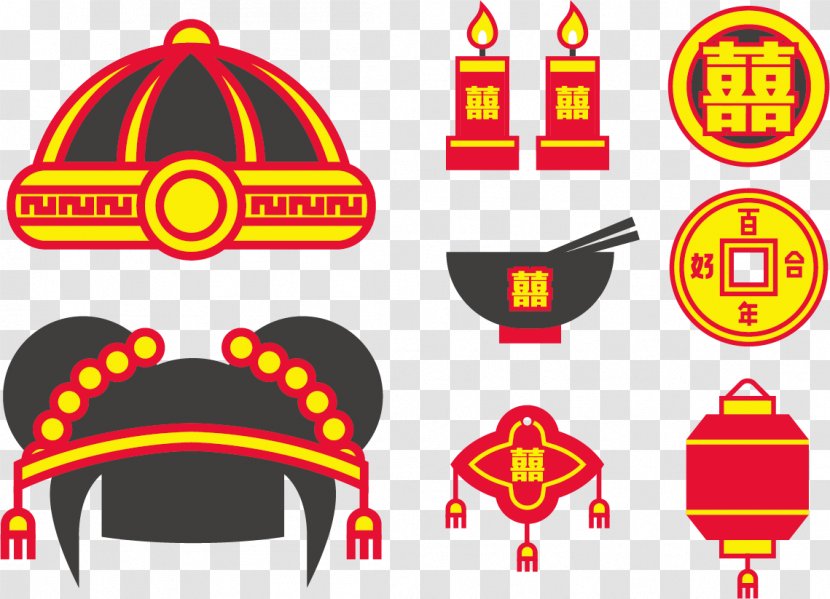 China Chinese Marriage Clip Art - Cap - Vector Wedding Transparent PNG
