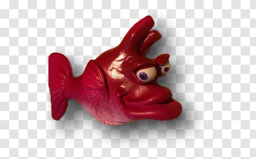 Figurine - Red - Pink Fish Transparent PNG