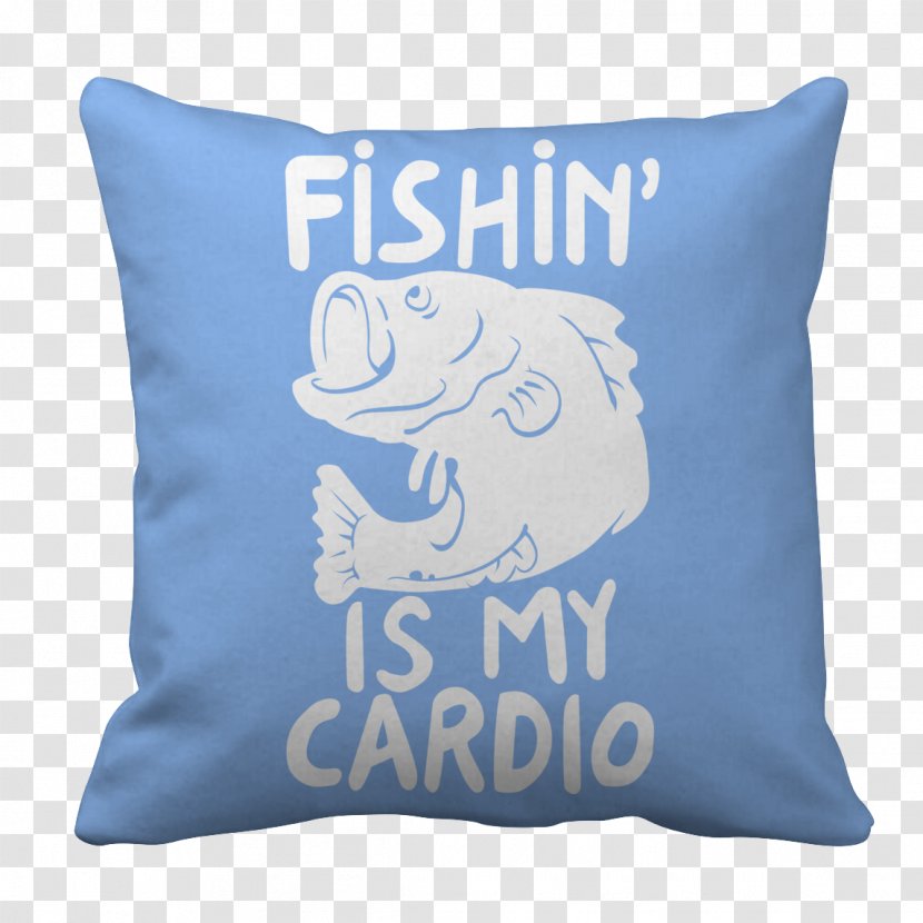 Throw Pillows T-shirt Fishing Hoodie - Textile - My Pillow Transparent PNG