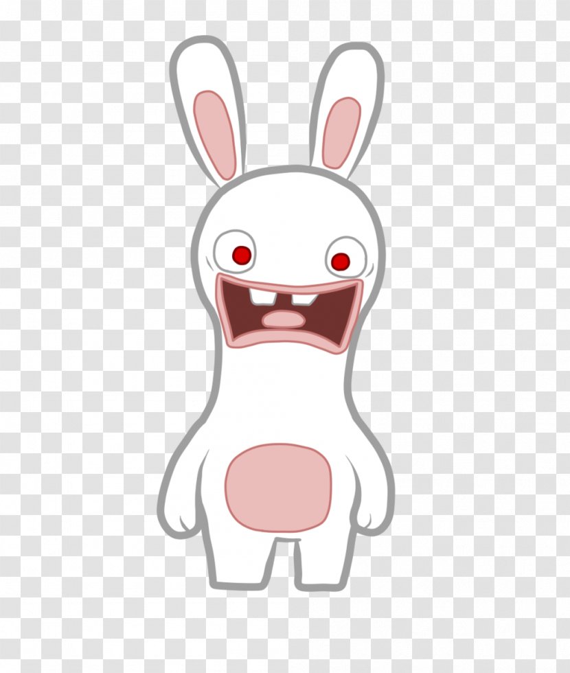 Domestic Rabbit Clip Art Design Product Whiskers - Frame - Raving Rabbids Transparent PNG