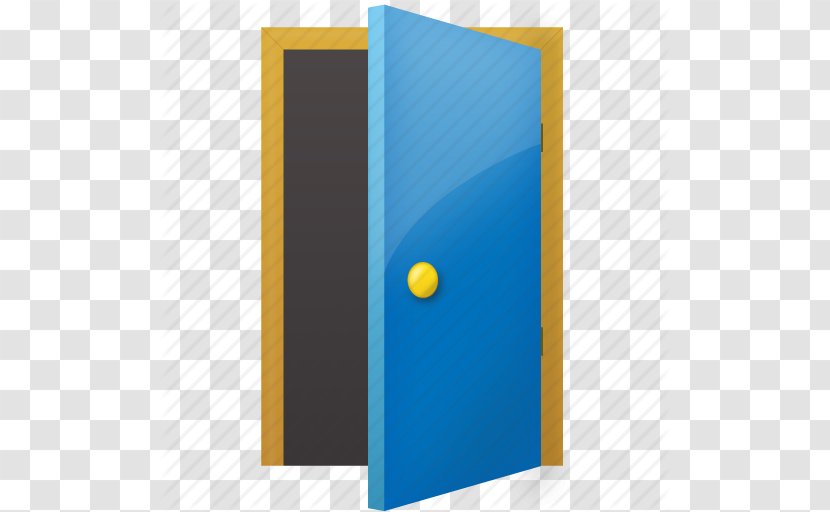 Window Door Icon - Blue Transparent PNG