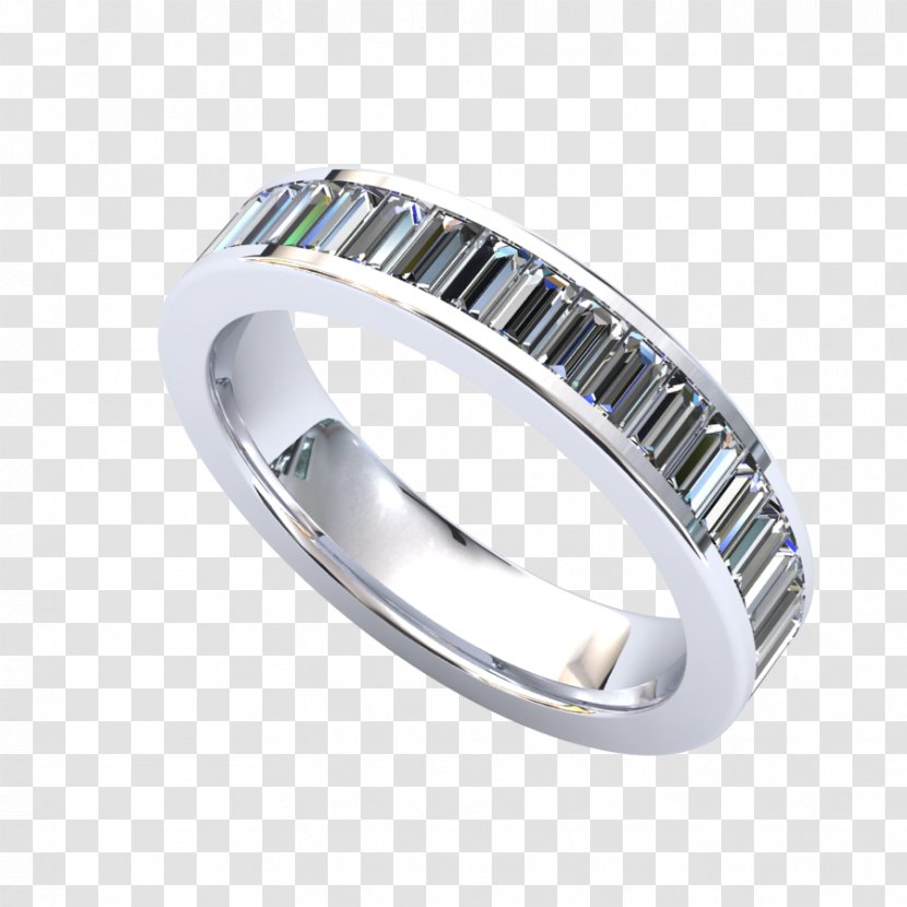 Wedding Ring Cut Baguette Gold - Millimeter Transparent PNG