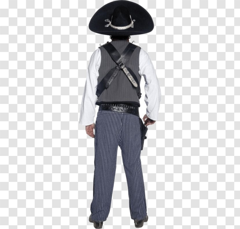Mexican Bandit Mens Costume In Medium Smiffys Party Halloween - Suit - Shirt Transparent PNG