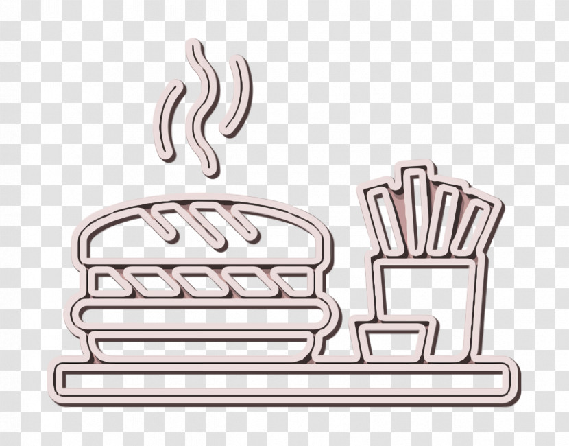 Burger Icon Fast Food Icon Restaurant Elements Icon Transparent PNG