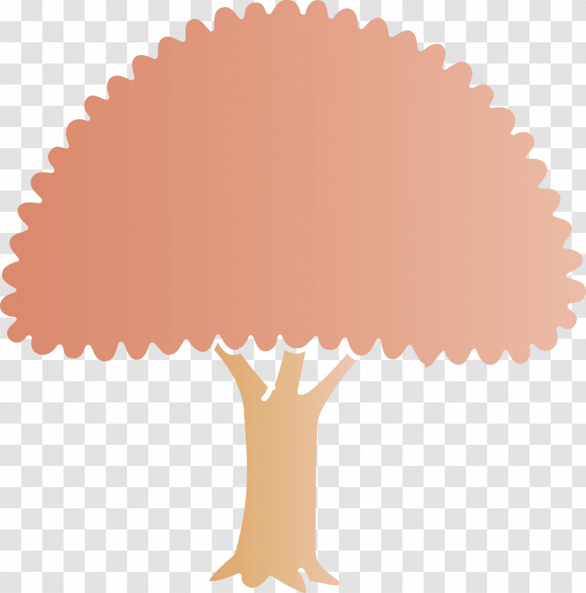 Brown Baking Cup Tree Label Transparent PNG