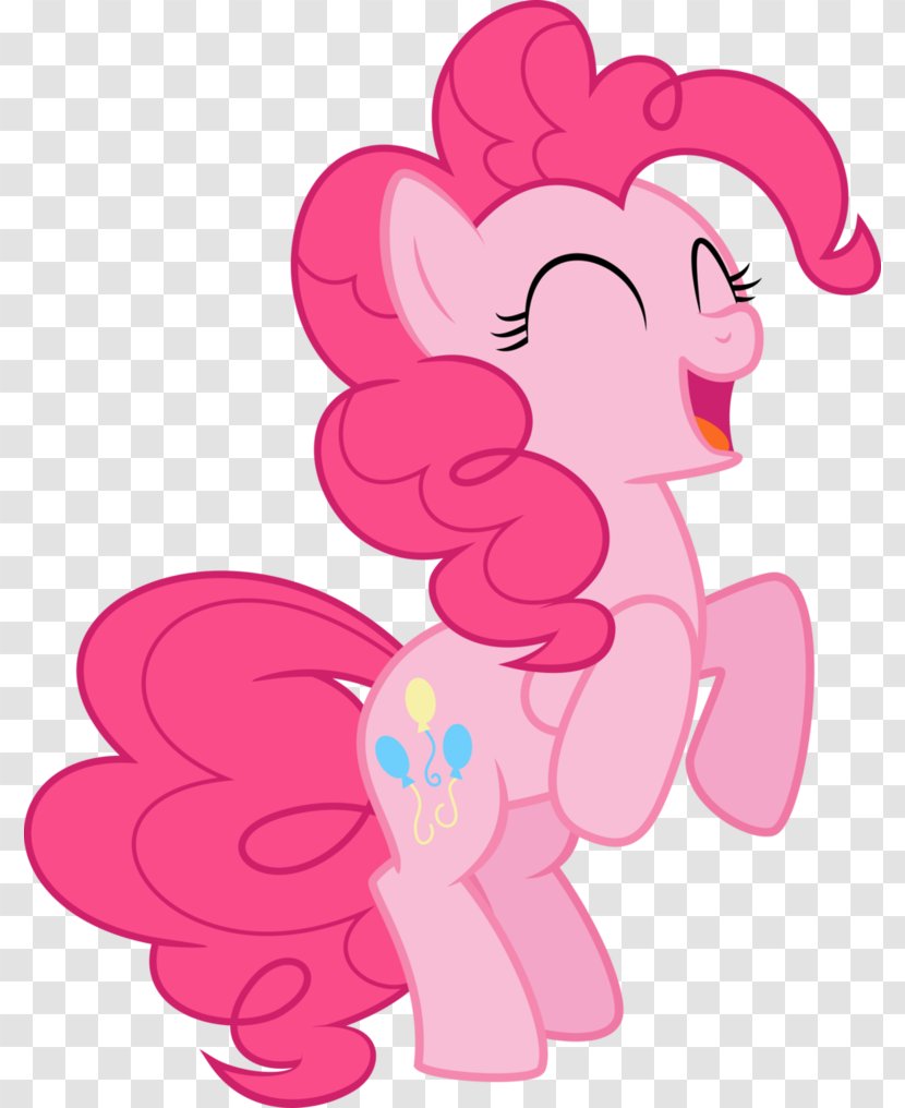 Pinkie Pie Pony Rainbow Dash Rarity Twilight Sparkle - Heart - Vector Transparent PNG