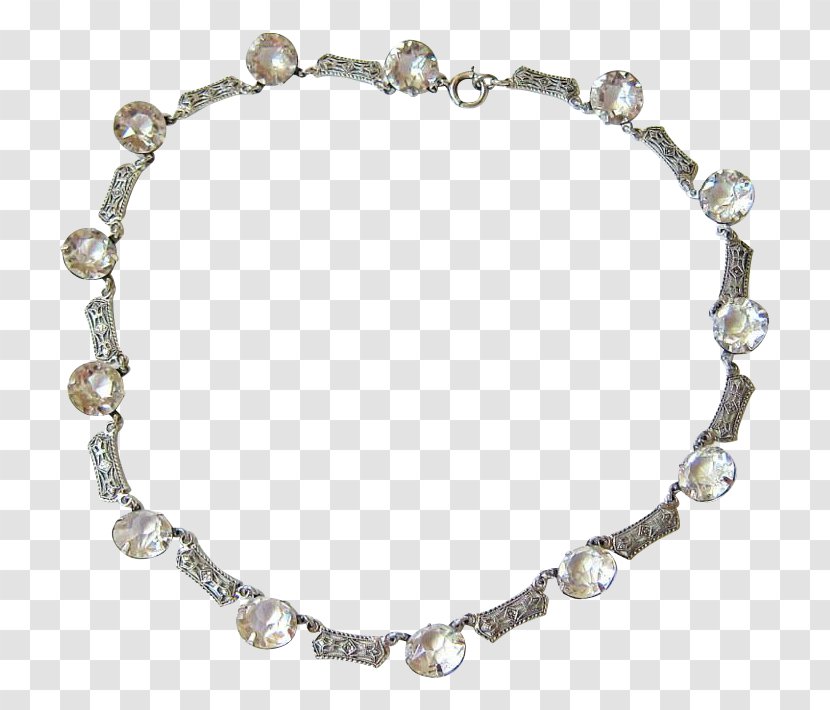 Jewellery Bracelet Necklace Anklet Silver - Metal Transparent PNG