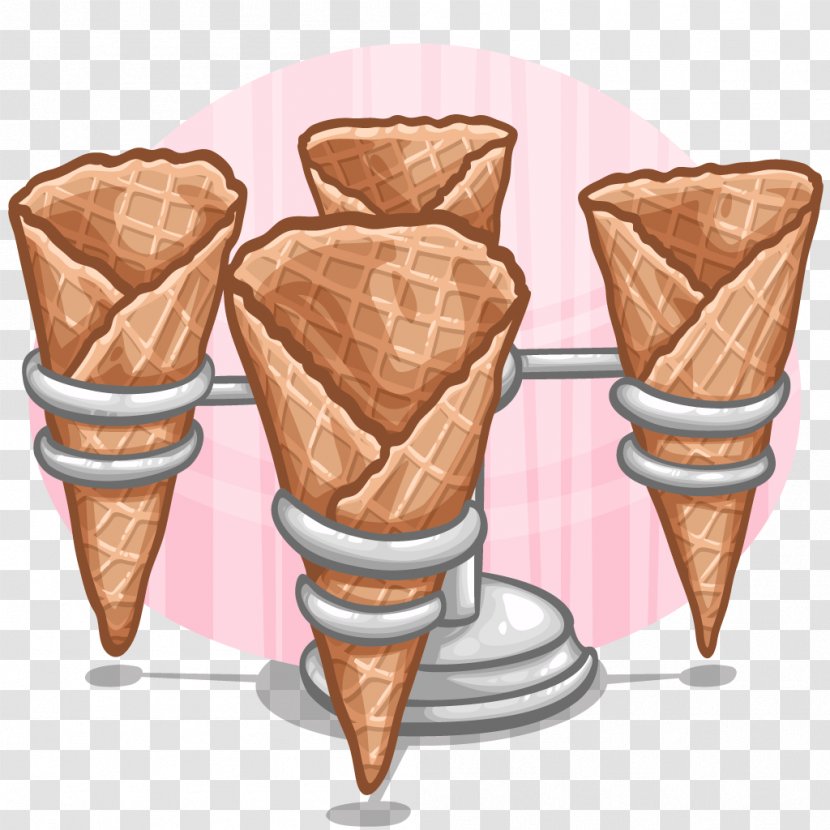 Ice Cream Cones - Cone - Heart-shaped Waffles Transparent PNG