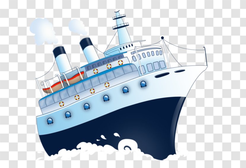 Cruise Ship Clip Art - Freight Transport Transparent PNG
