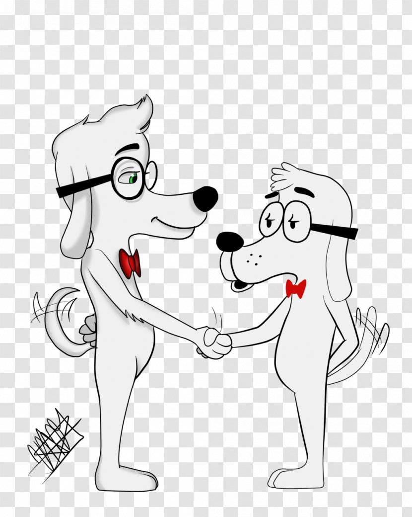 Mr. Peabody Dog Breed Drawing Film Puppy - Flower Transparent PNG