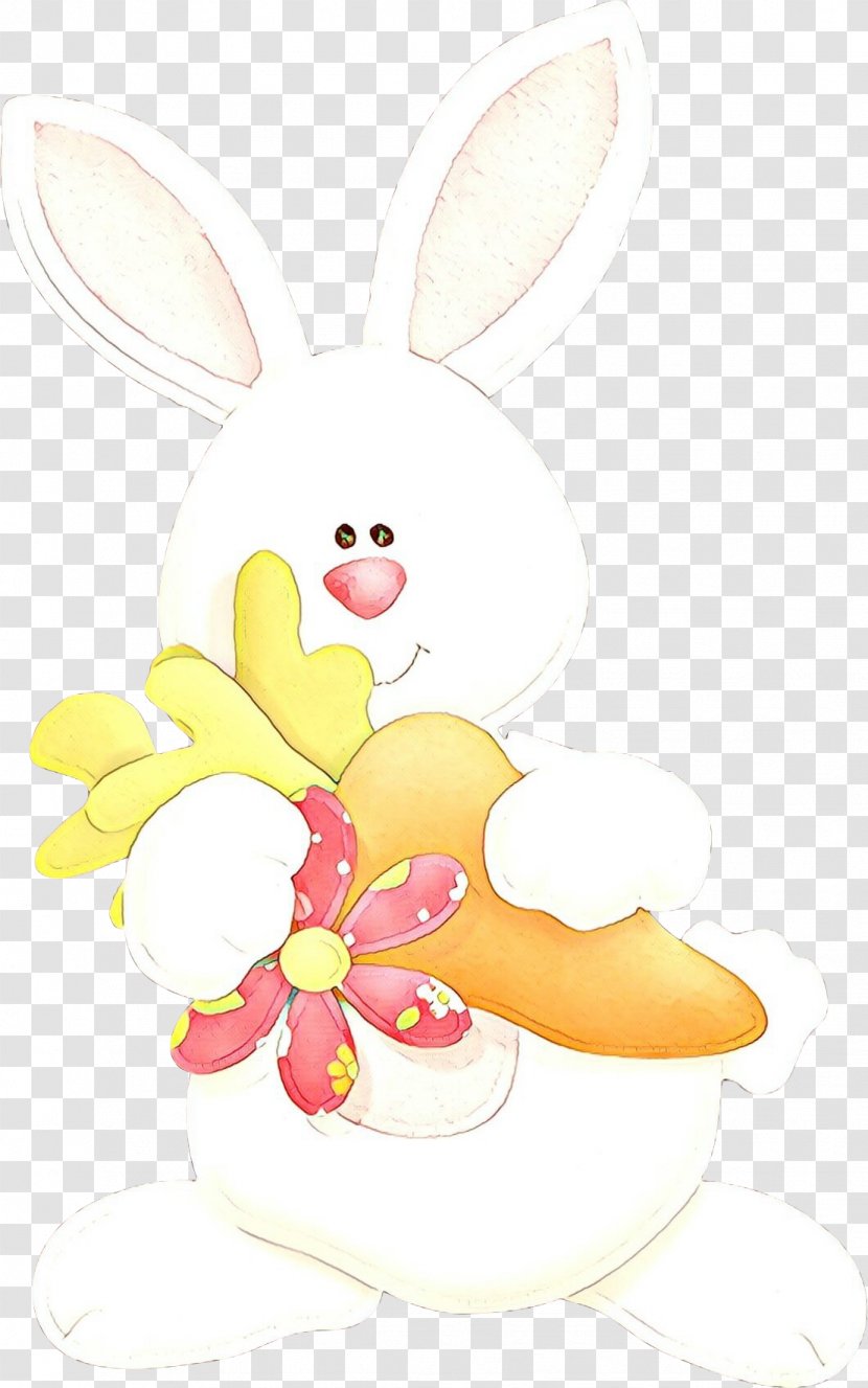 Easter Bunny Background - Rabbits And Hares Cartoon Transparent PNG