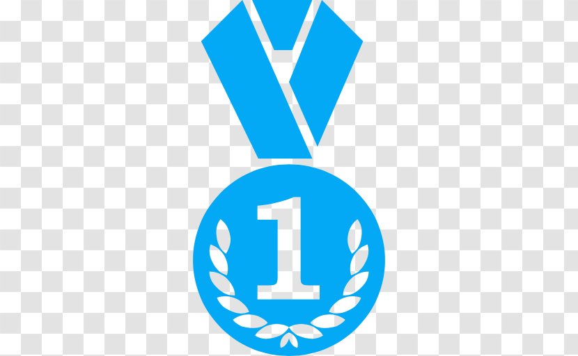 Medal Award Trophy - Blue Transparent PNG