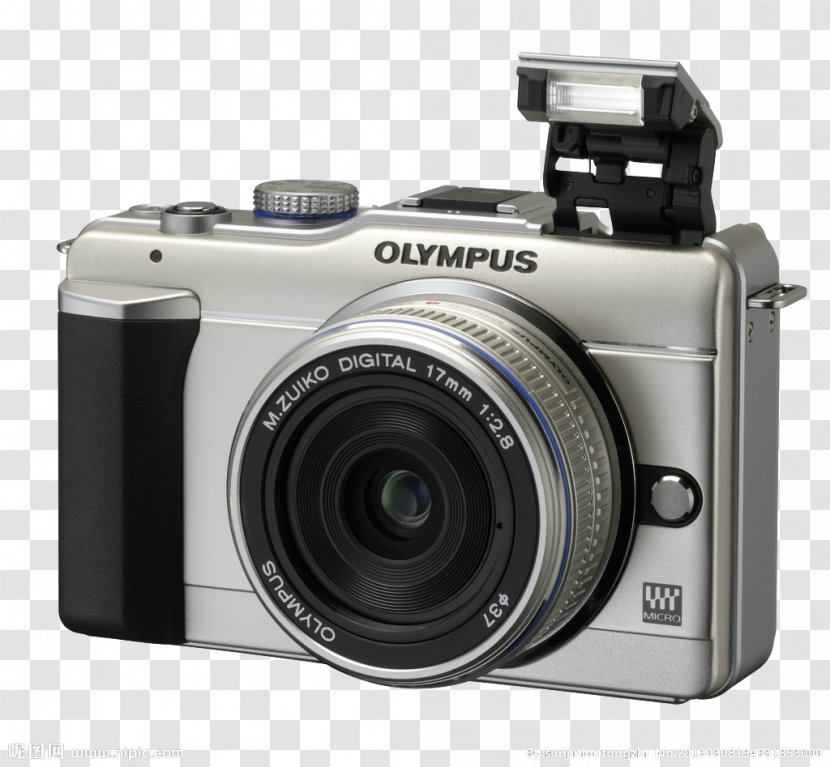 Olympus PEN E-P2 E-P1 E-PL1 Camera Micro Four Thirds System - Digital - Retro Transparent PNG