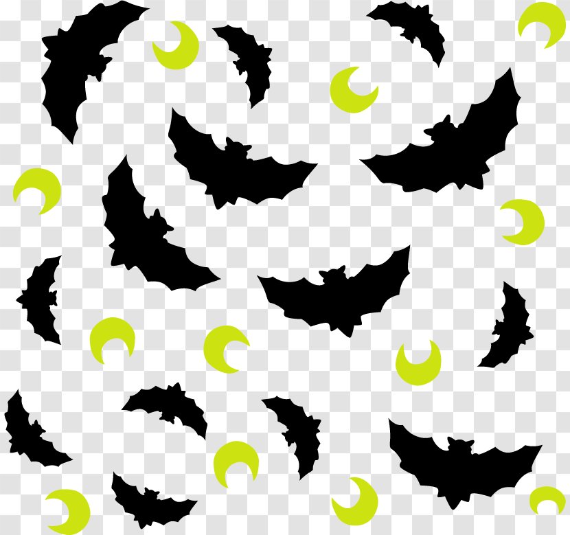 Halloween Pattern - Template - Vector Background Bat Transparent PNG