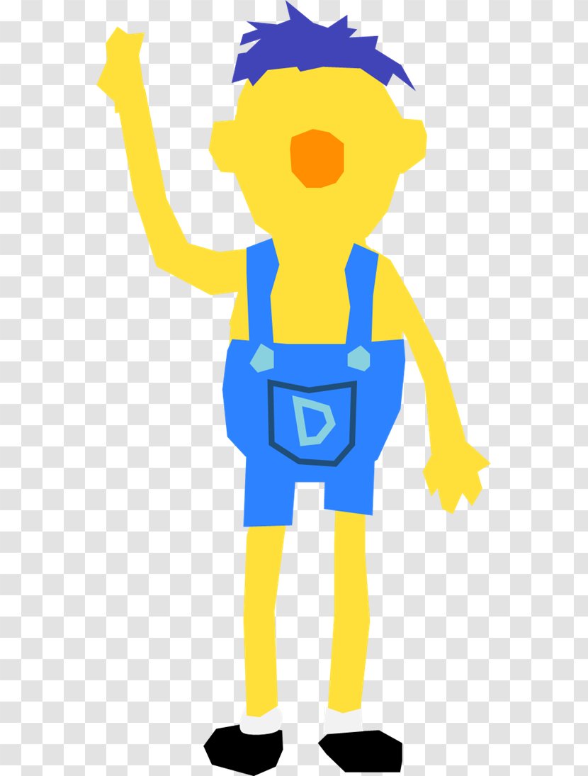 Yellow Guy DeviantArt YouTube - Boy - Overalls Transparent PNG