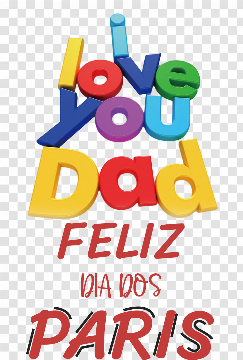 Love DAD - Feliz Dia Dos Pais Transparent PNG