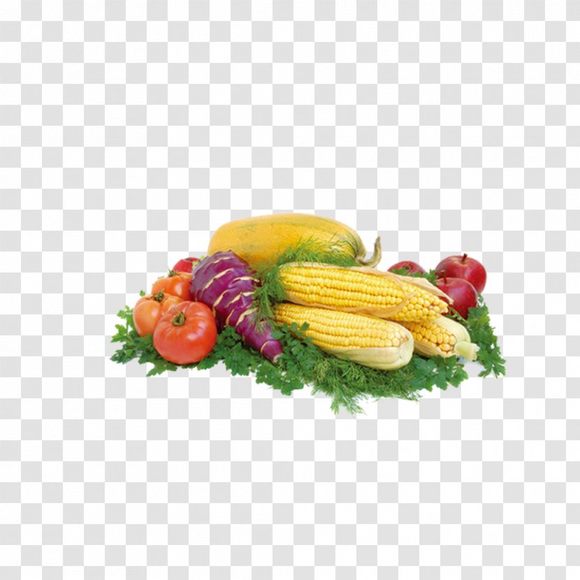Corn On The Cob Raw Foodism Vegetarian Cuisine Pizza Vegetable - Food - And Vegetables Transparent PNG