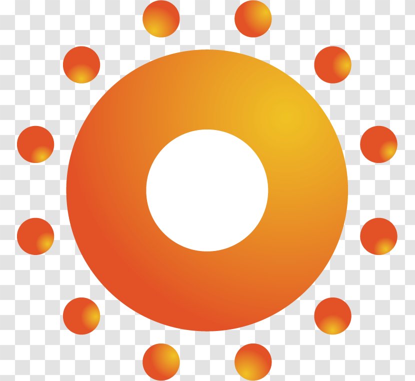 Illustration - Orange - Vector Warm Sun Transparent PNG
