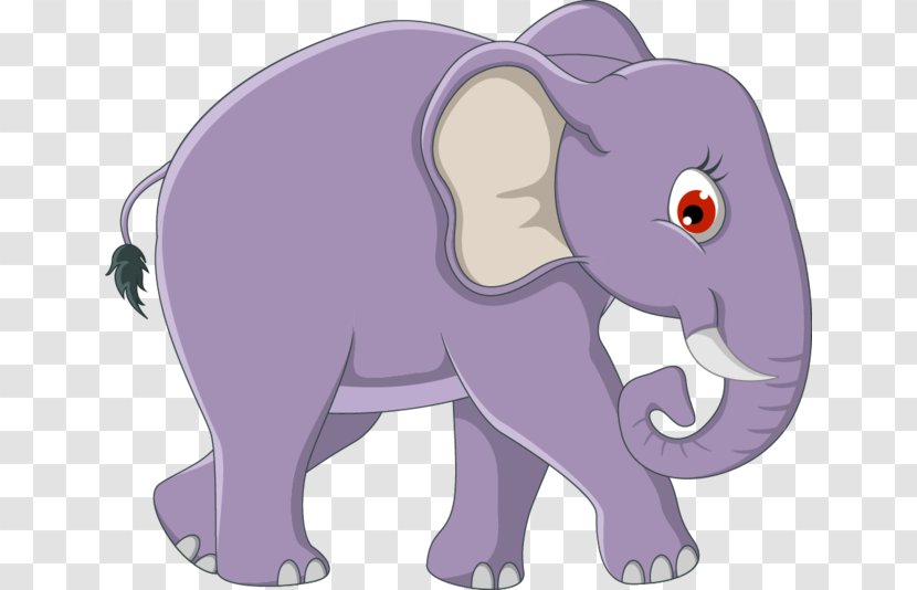 Cartoon Elephant Royalty-free Illustration - Organism Transparent PNG