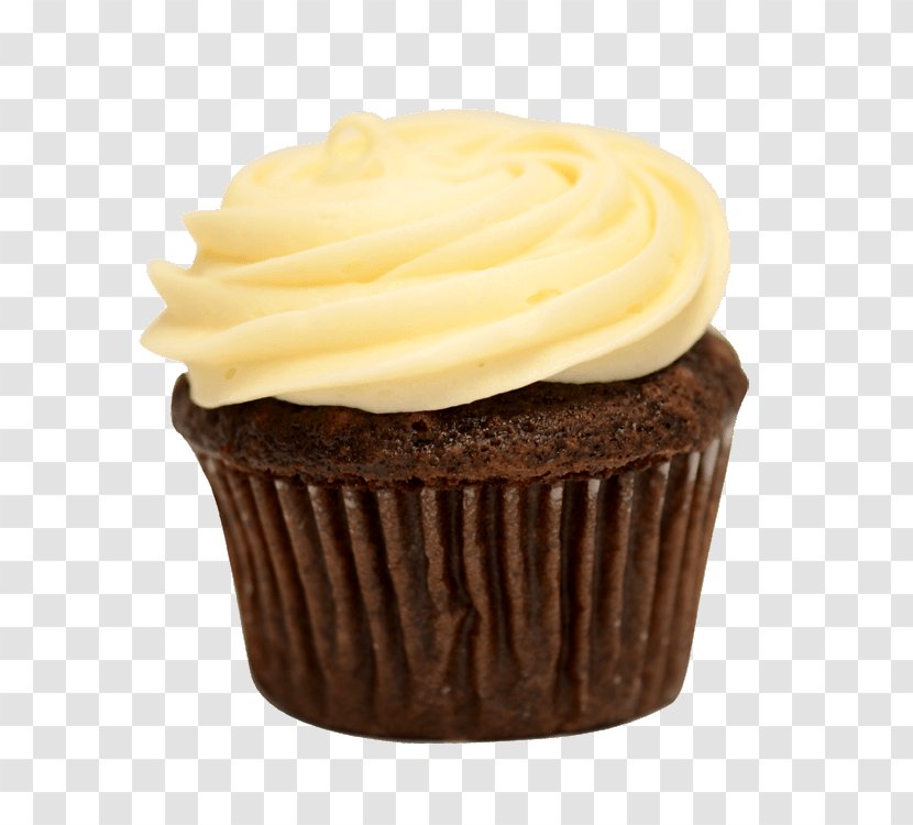Buttercream Cupcake Frosting & Icing Muffin - Chocolate Cream Transparent PNG