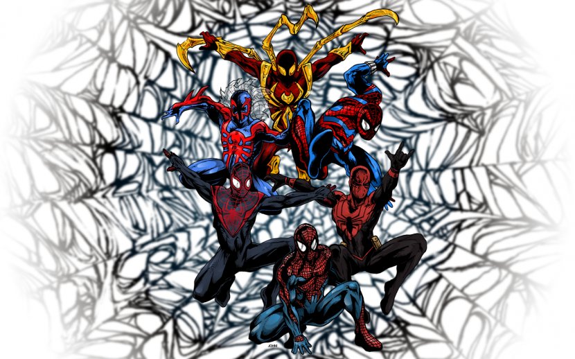 Miles Morales Spider-Man 2099 Venom Ben Reilly - Tree - Various Comics Transparent PNG