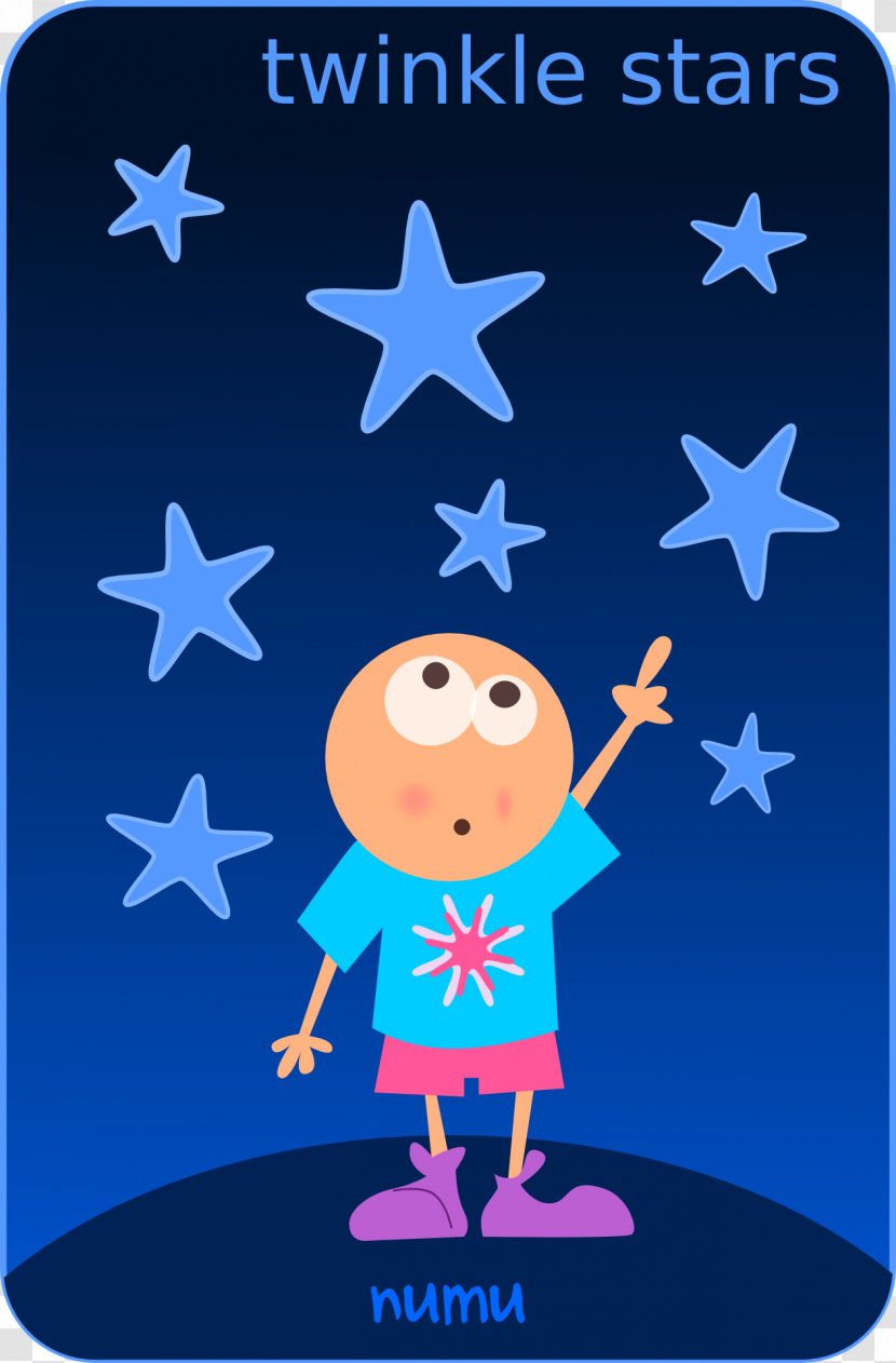 Twinkle, Little Star Twinkling Clip Art - Blue - Area Transparent PNG